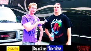 Cannibal Corpse Interview George quotCorpsegrinderquot Fisher 2012 [upl. by Cami]