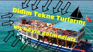 Didim Tekne Turlarını Hiç Böyle Görmediniz 4K [upl. by Koehler]