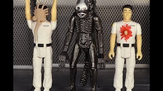 Funko ReAction Alien Wave 2 Kane chestburster facehugger and Alien review [upl. by Dorothea]