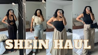 SHEIN Try On Haul Spring Summer Neutral Haul [upl. by Shuma]