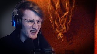 BAZ REACTS TO UNNERVING IMAGES WITH MINECRAFT CAVE NOISES [upl. by Ahsitram]