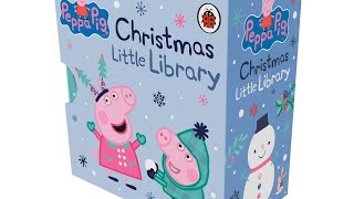 Read Aloud Peppa Pig Christmas Little Library  Kids Books [upl. by Maitund]