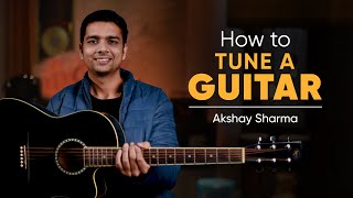 How To TUNE A GUITAR in 5 Minutes  Guitar Tune  Guitar Lessons For Beginners  Siffguitar [upl. by Etteniotna]