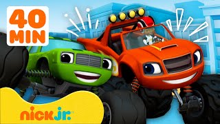 Blaze and the Monster Machines  Die BESTEN Rettungen amp Rennen  40 Minuten Compilation  Nick Jr [upl. by Gensler]