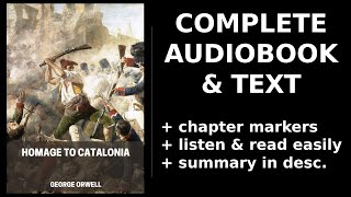 Homage to Catalonia 💖 By George Orwell FULL Audiobook [upl. by Esiouqrut]