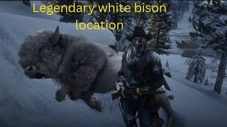 Rdr2 legendary white bison location rdr2 rdr legendaryanimals animals hunting fyp videos [upl. by Yngiram]