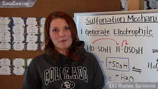 Electrophilic Aromatic Substitution EAS Reaction Sulfonation [upl. by Mairam]