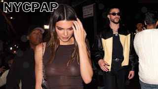 Kendall Jenner and Bad Bunny Enjoy Date Night at Carbone in New York Amid New Romance [upl. by Aicram]