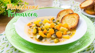 Minestrone di Primavera  Ricetta Minestrone di Verdure Fatto in Casa  55Winston55 [upl. by Harret]