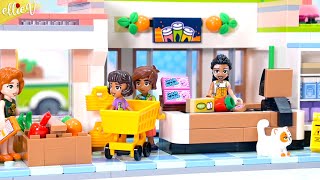 Lego Friends Organic Grocery Store 🍊 build amp review [upl. by Assenyl936]