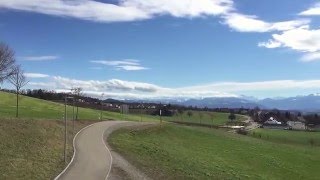 Aussicht Mutschellen Berikon Widen Panorama Blick Alpen [upl. by Legnaros]