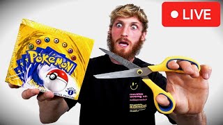 Opening The 200000 1st Edition Pokemon Box Official Live Stream [upl. by Yrolg]