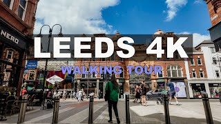 LEEDS 2024 Walking Tour  4K  HDR [upl. by Velleman]