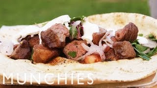 How to Make a Goat Kebab [upl. by Aihsekram]