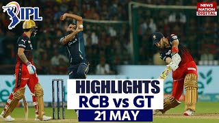 RCB vs GT Full Match Highlights RCB vs GT Today Match Highlights  IPL 2023 Highlights [upl. by Atinaw490]