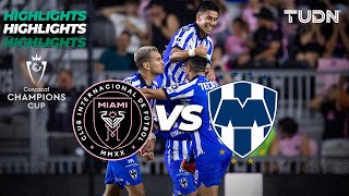 HIGHLIGHTS  Inter Miami 12 Monterrey  CONCACHAMPIONS 2024  TUDN [upl. by Attevroc]