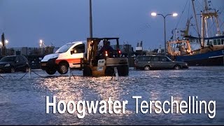 Hoog water Terschelling 22 oktober 2014 wwwterschellingfilmnl [upl. by Earezed408]