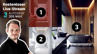 Badezimmer visualisierung mit 3ds Max [upl. by Ody]