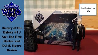 The Five Doctors Figure Set Review History of the Daleks 13 [upl. by Dolphin]