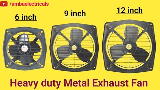 Best Exhaust Fan for Kitchen amp Bathroom  All Size of Bajaj Bahar Exhaust Fan Unboxing amp Review [upl. by Aridaj]