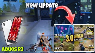 😍 Aquos performance after 30 update  pubg mobile new update livik gameplay  mr Venom [upl. by Nnaik]