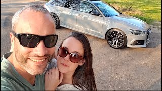 Jokes with Jenna in the AUDI RS6 Performance  Joe Achilles [upl. by Lily92]