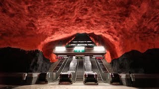 TOP 10 THE MOST BEAUTIFUL STOCKHOLM SUBWAY STATIONS [upl. by Rockey448]