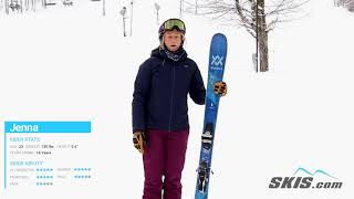 Jennas ReviewVolkl Blaze 94 W Skis 2022Skiscom [upl. by Atolrac]