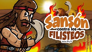 Sanson contra los Filisteos  Historia de la Biblia  Mi Primera Biblia  46 [upl. by Galang]