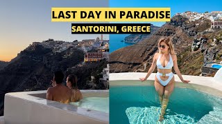 What can 1 Lakh get you in a day in Santorini   Most expensive Island of Greece [upl. by Elocyn]