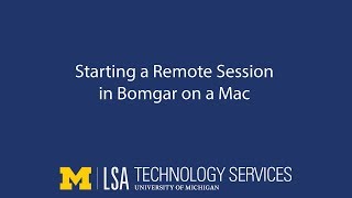 Starting a Remote Session through Bomgar Mac [upl. by Daniele712]