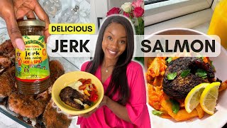 Jamaican Jerk Salmon Recipe  Weekly Meal Prep For Weight Loss READY in 20 Mins  Beginner Friendly [upl. by Anilehs]