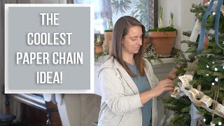 How to Make Sheet Music Paper Chain Garland [upl. by Locklin570]