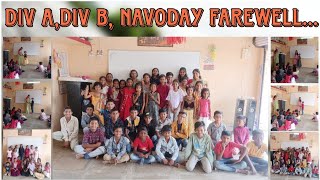 Farewell  Div A Div B Navoday  Jodave Classes Killari [upl. by Giselle]