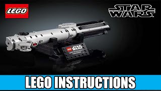 LEGO Instructions  Star Wars  40483  Luke Skywalker’s Lightsaber [upl. by Clarence]