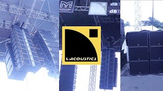 lacoustics Line Array Speaker Demo  Musik Manila 2018 [upl. by Etteb283]