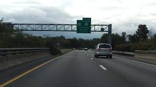 Delaware Expressway Interstate 295 Exits 5 to 1 westbound [upl. by Airdnal]