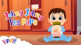 Johny Johny Yes Papa  Great Songs for Kids amp Nursery Rhymes  HeyKids [upl. by Enyalaj]