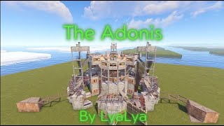 The Adonis  Trio Offline Base  Strong BUNKERS amp Cool OPENCORE  Simple to Build  RUST Base Design [upl. by Nilek]