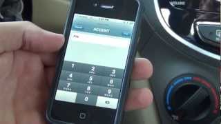 How To Sync An iPhone Via Bluetooth In A 2013 Hyundai Accent  Morries 394 Hyundai [upl. by Clynes]