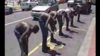 Gumboot Dancers in Cape Town [upl. by Esinnej778]