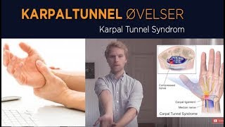 Øvelser mot Karpaltunnelsyndrom Karpal Tunnel Syndrom [upl. by Sug]