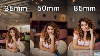 20mm vs 35mm vs 50mm vs 85mm f18 Portrait Lens Guide amp Comparison [upl. by Roux621]