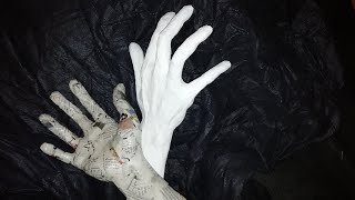 Paper Mache Hand Easy Tutorial [upl. by Emoreg]