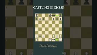 What is Castling in Chess  viralvideo chess viralshort  learnchesstrapin30seconds samayraina [upl. by Yrevi]