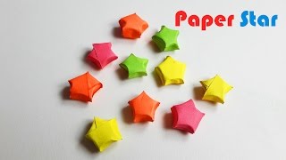 How to Make Simple and Easy paper stars  origami stars tutorial  DIY Paper Craft Ideas [upl. by Hiram]