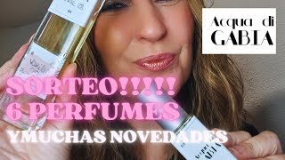 NOVEDADES ACQUA DI GABIA Y 🍀SORTEO CERRADO 6 PERFUMES🍀 HASTA EL 9 DE NOVIEMBRE [upl. by Bergeron56]