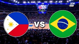 GILAS PILIPINAS VS BRAZIL SEMIS FIBA OQT [upl. by Nnaassilem]