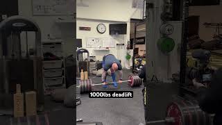 454kg1000lbs DEADLIFT [upl. by Einra]