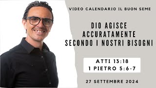 27 SETTEMBRE 2024 Calendario cristiano IL BUON SEME [upl. by Amrac]